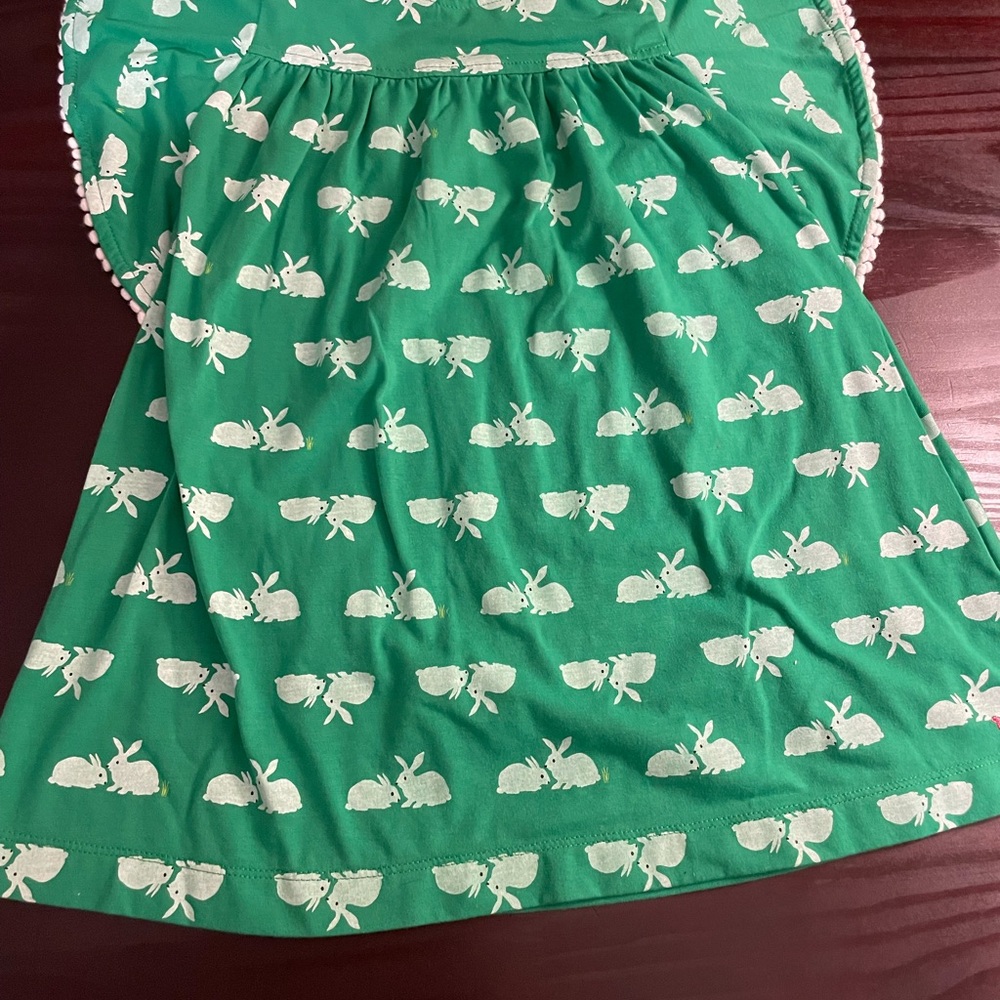 Pink Chicken Green Flutter Sleeve Sundress